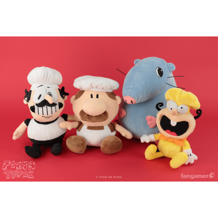 Мягкие и Плюшевые Игрушки: Плюшевая мягкая игрушка Pizza Tower (Gustavo Plush) от Fangamer в магазине GameBuy, номер фото: 4