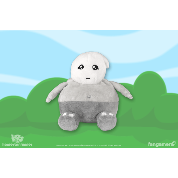 М'які та Плюшеві Іграшки: Плюшева м'яка іграшка Homestar Runner (Strong Sad Paunchbaby Plush) від Fangamer у магазині GameBuy