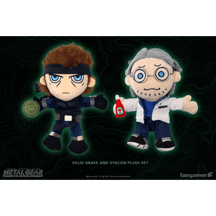 Мягкие и Плюшевые Игрушки: Плюшевая мягкая игрушка Metal Gear Solid (Snake and Otacon Plush Set) от Fangamer в магазине GameBuy