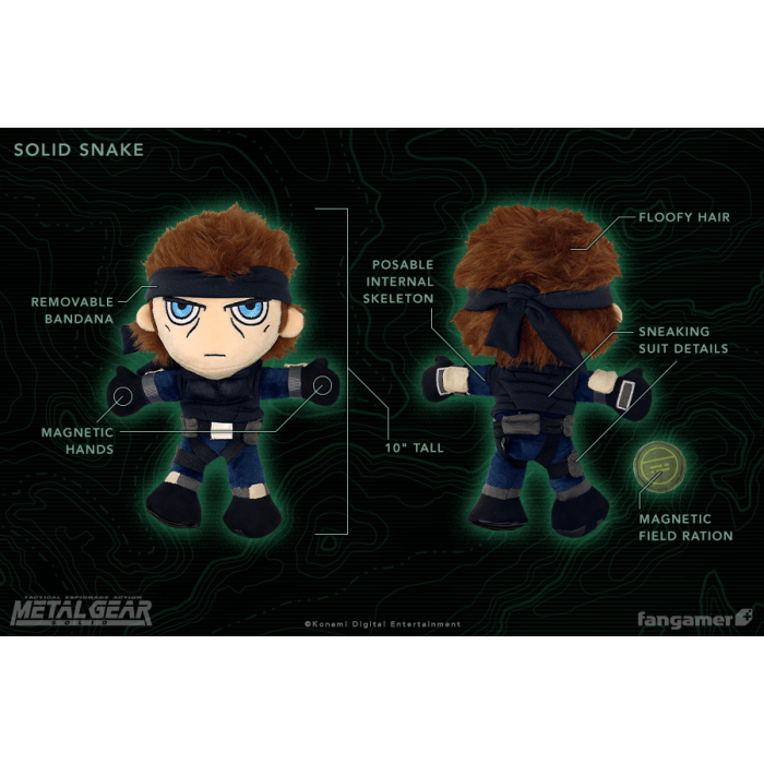 Мягкие и Плюшевые Игрушки: Плюшевая мягкая игрушка Metal Gear Solid (Snake and Otacon Plush Set) от Fangamer в магазине GameBuy, номер фото: 1