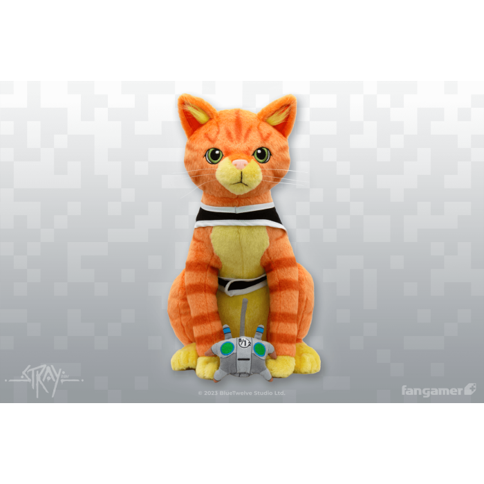 Мягкие и Плюшевые Игрушки: Плюшевая мягкая игрушка STRAY (Cat and B-12 Plush Set) от Fangamer в магазине GameBuy, номер фото: 1