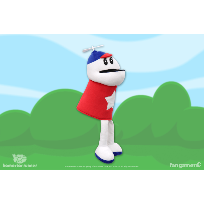 Мягкие и Плюшевые Игрушки: Плюшевая мягкая игрушка Homestar Runner (Homestar Puppet Plush) от Fangamer в магазине GameBuy