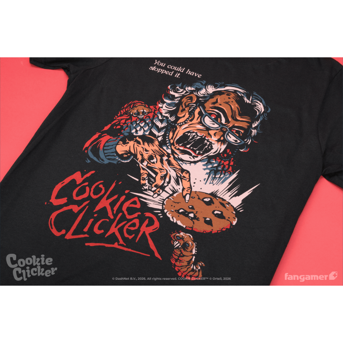 Одежда: Футболка Cookie Clicker (Displeased Grandma) от Fangamer в магазине GameBuy, номер фото: 2