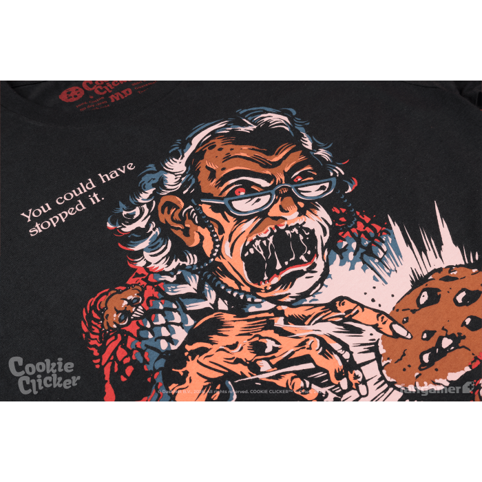 Одежда: Футболка Cookie Clicker (Displeased Grandma) от Fangamer в магазине GameBuy, номер фото: 3
