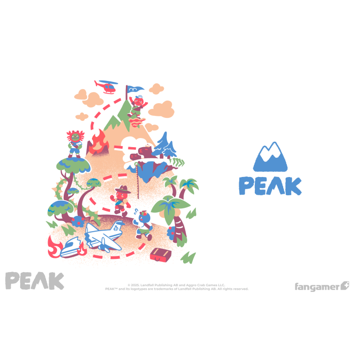 Одежда: Футболка PEAK (Up to the Peak) от Fangamer в магазине GameBuy, номер фото: 1