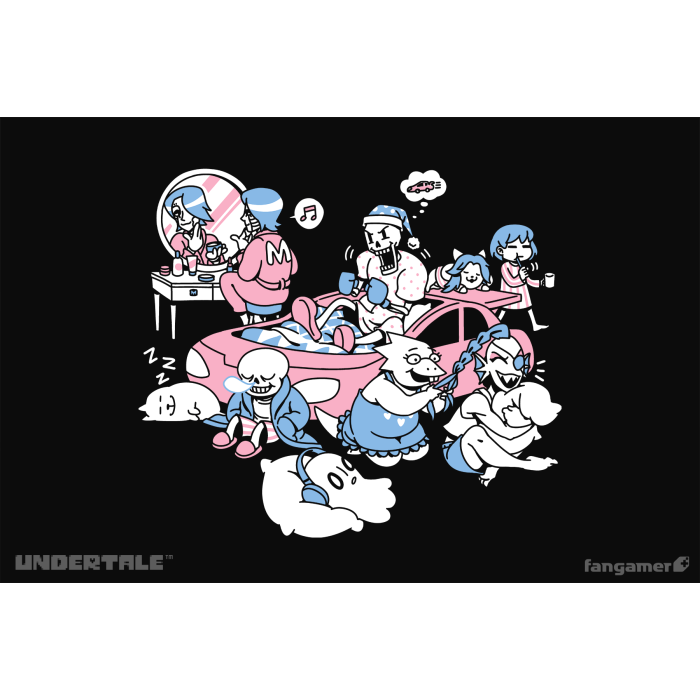 Одежда: Футболка UNDERTALE (Sleepover) от Fangamer в магазине GameBuy, номер фото: 1