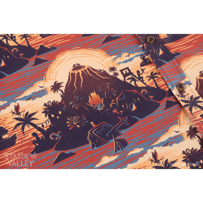 Одяг: Сорочка Stardew Valley (Ginger Island Resort Button Up Shirt) від Fangamer у магазині GameBuy, номер фото: 2