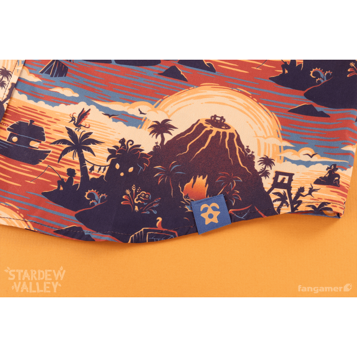 Одяг: Сорочка Stardew Valley (Ginger Island Resort Button Up Shirt) від Fangamer у магазині GameBuy, номер фото: 4