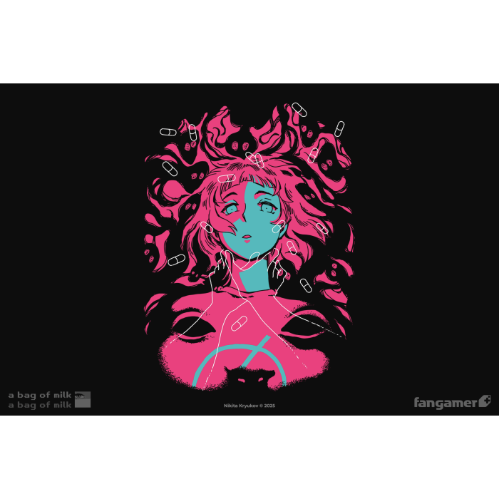Одяг: Лонгслів A Bag of Milk (Asphyxia) від Fangamer у магазині GameBuy, номер фото: 1
