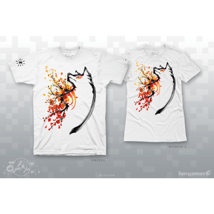 Одяг: Футболка Okami (Painted Wolf) від Fangamer у магазині GameBuy