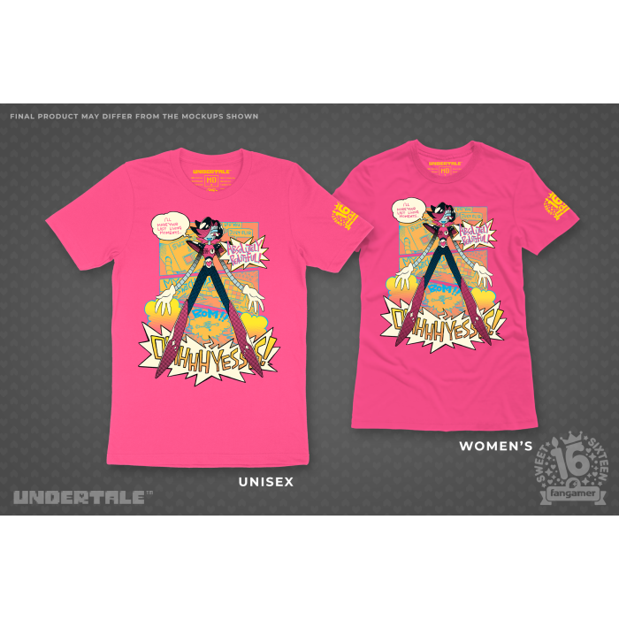 Одежда: Футболка UNDERTALE (Death by Glamour (Sweet 16 Edition)) от Fangamer в магазине GameBuy