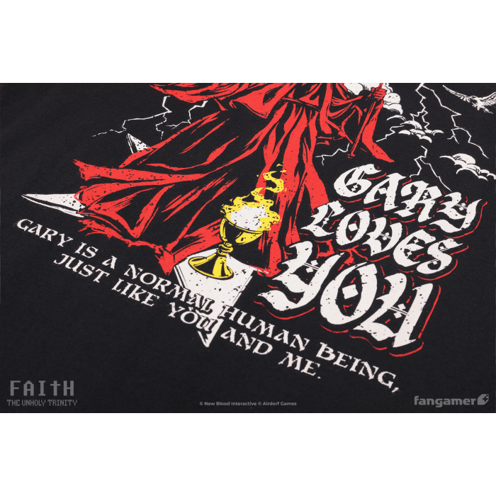 Одежда: Футболка FAITH: The Unholy Trinity (Gary Loves You) от Fangamer в магазине GameBuy, номер фото: 4