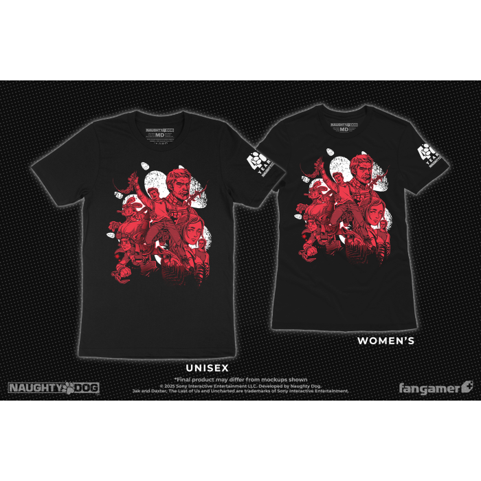 Одяг: Футболка Naughty Dog (40 Years of Greatness) від Fangamer у магазині GameBuy
