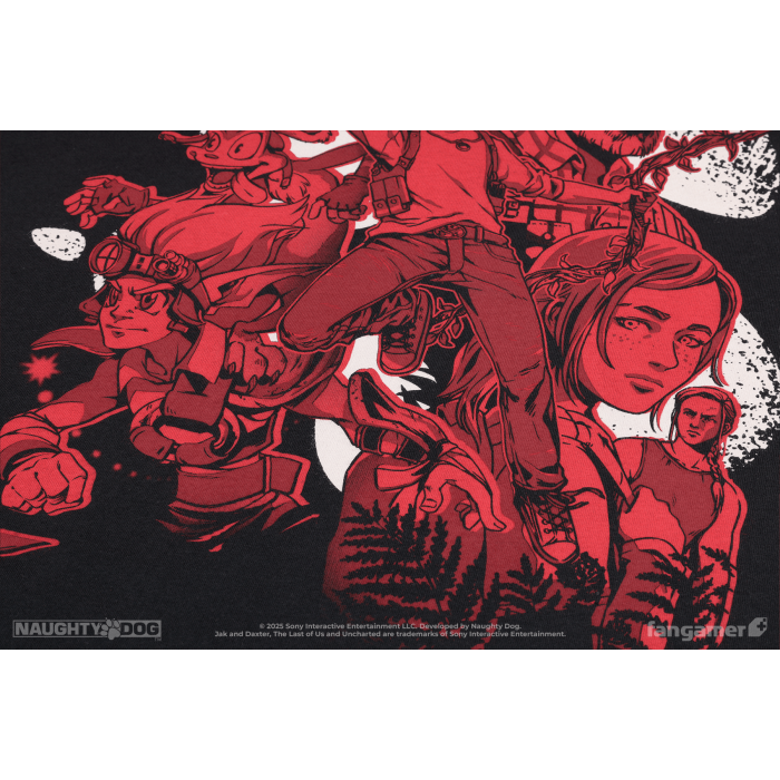 Одяг: Футболка Naughty Dog (40 Years of Greatness) від Fangamer у магазині GameBuy, номер фото: 4