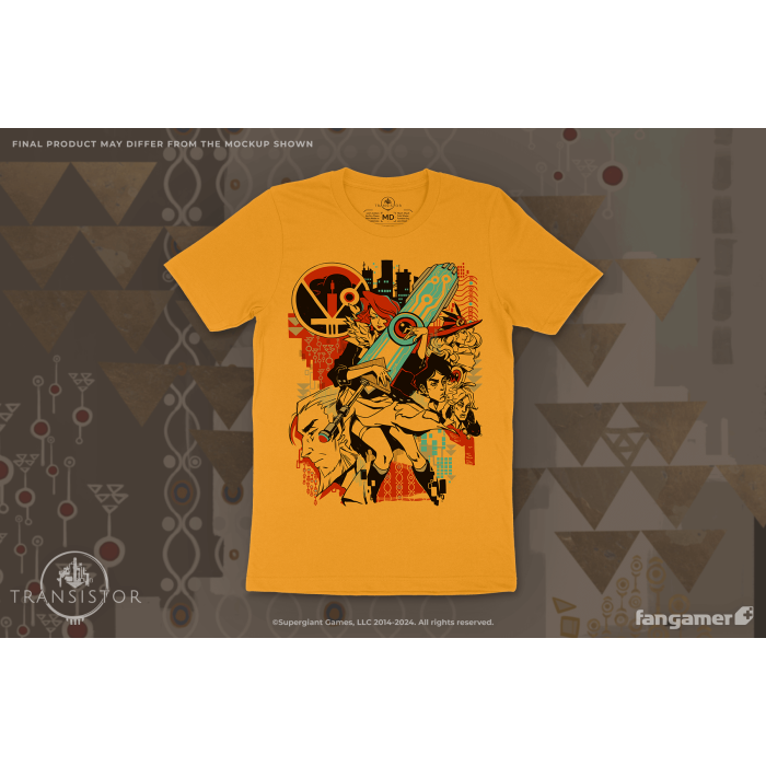 Одежда: Футболка Transistor (Transistor 10th Anniversary Shirt) от Fangamer в магазине GameBuy