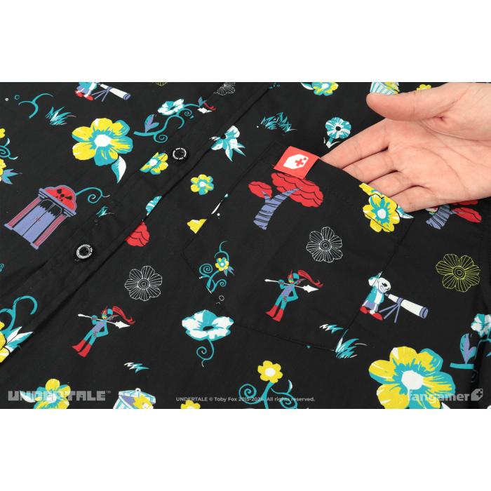 Одяг: Сорочка UNDERTALE (Underground Garden Button-Up Shirt) від Fangamer у магазині GameBuy, номер фото: 2