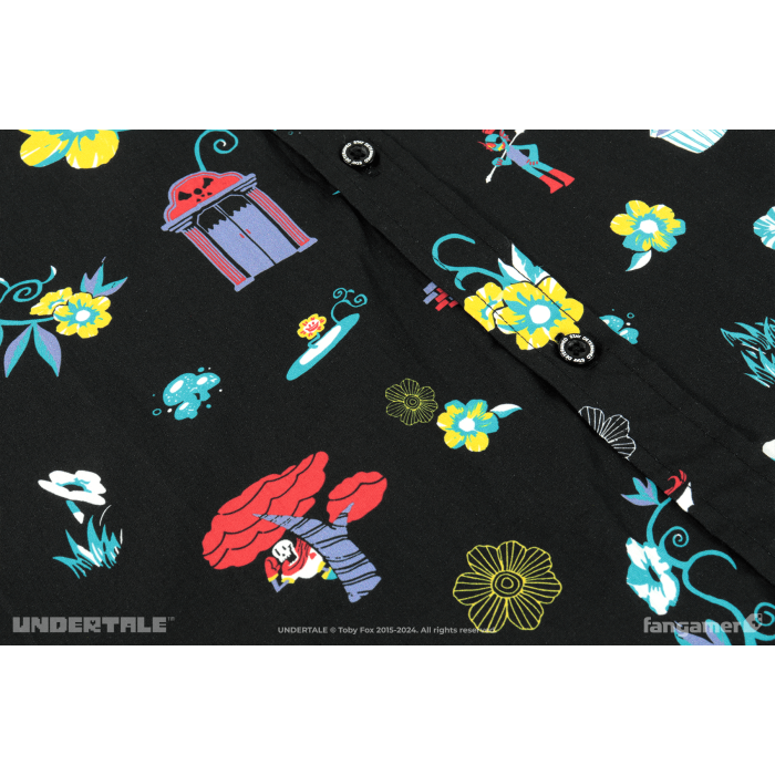 Одяг: Сорочка UNDERTALE (Underground Garden Button-Up Shirt) від Fangamer у магазині GameBuy, номер фото: 3
