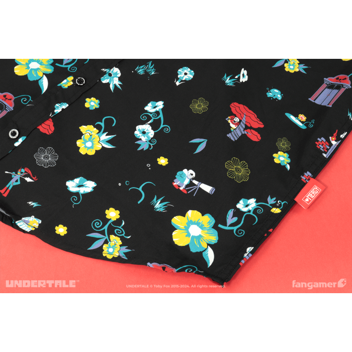 Одяг: Сорочка UNDERTALE (Underground Garden Button-Up Shirt) від Fangamer у магазині GameBuy, номер фото: 4