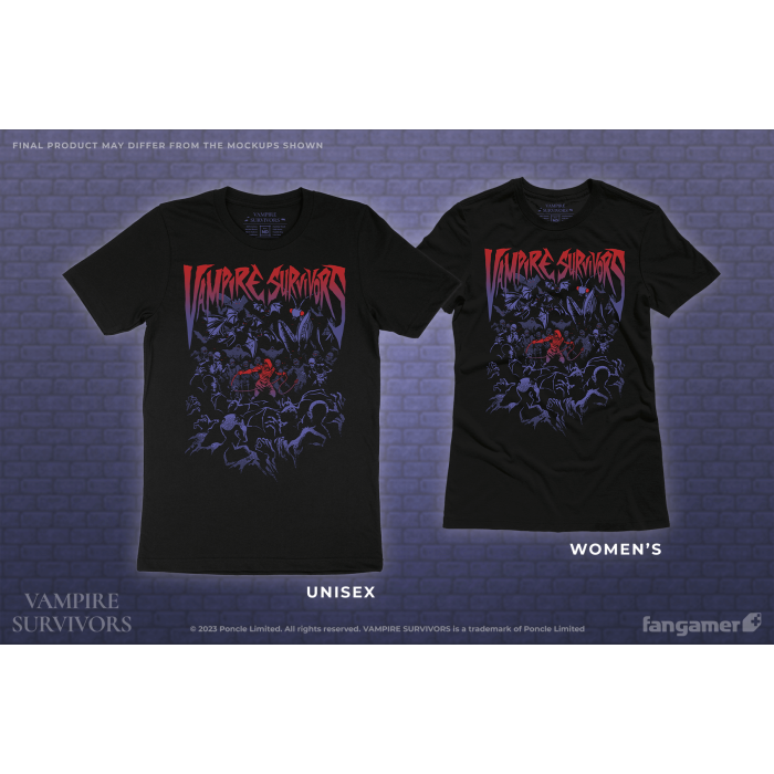 Одяг: Футболка Vampire Survivors (Swarm) від Fangamer у магазині GameBuy