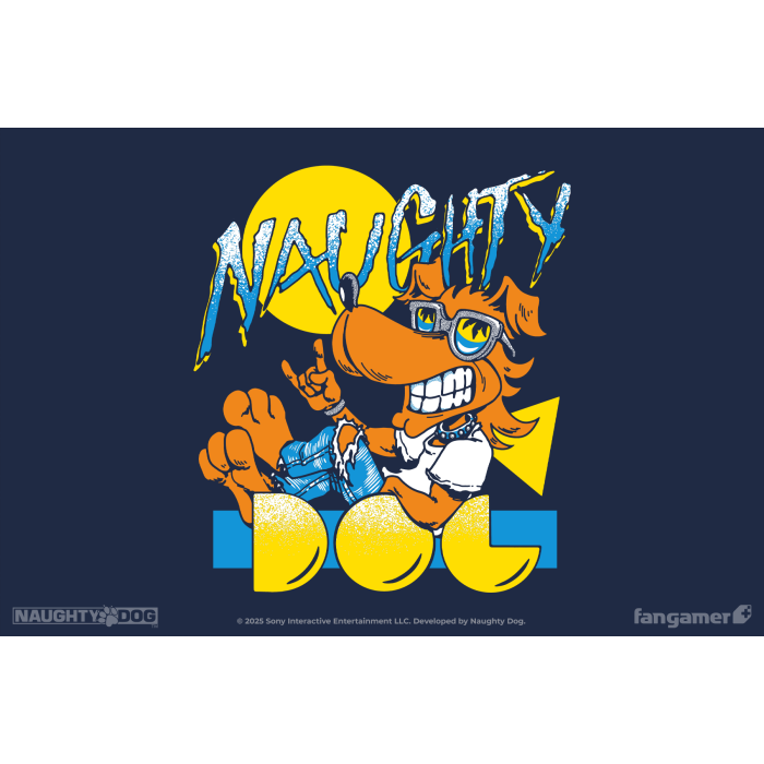 Одяг: Футболка Naughty Dog (Naughty Dog Old School Shirt) від Fangamer у магазині GameBuy, номер фото: 1