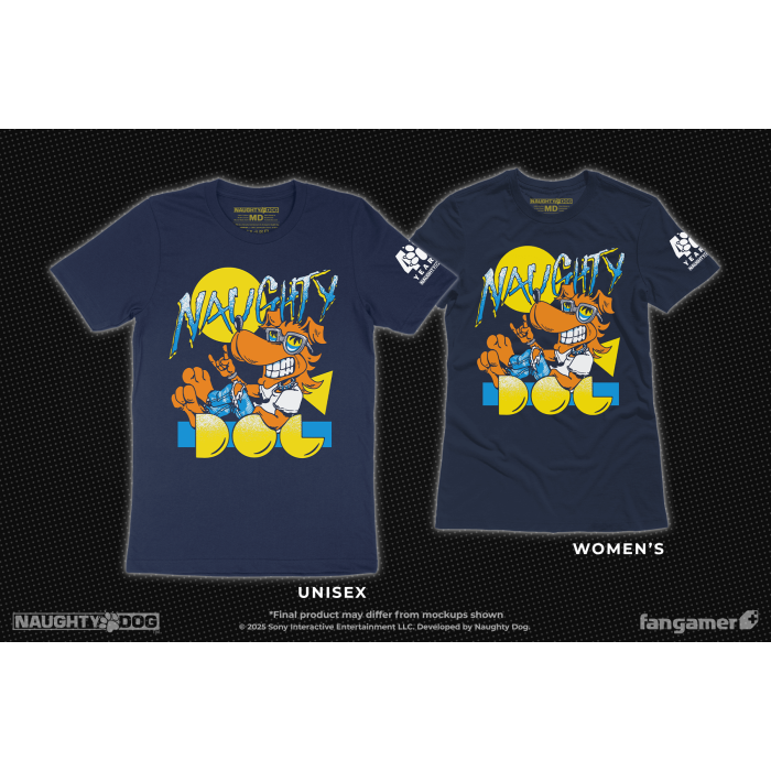 Одяг: Футболка Naughty Dog (Naughty Dog Old School Shirt) від Fangamer у магазині GameBuy