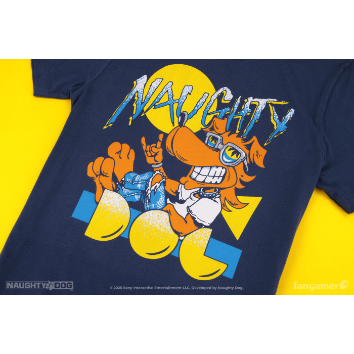 Одяг: Футболка Naughty Dog (Naughty Dog Old School Shirt) від Fangamer у магазині GameBuy, номер фото: 2