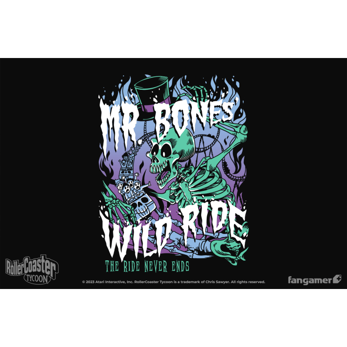 Одяг: Футболка RollerCoaster Tycoon (Mr. Bones' Wild Ride) від Fangamer у магазині GameBuy, номер фото: 1