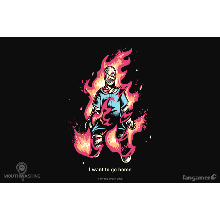 Одежда: Футболка MOUTHWASHING (I want to go home.) от Fangamer в магазине GameBuy, номер фото: 1