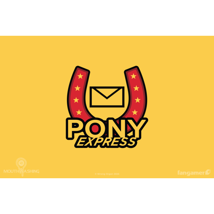 Одежда: Футболка MOUTHWASHING (Pony Express Ringer T-shirt) от Fangamer в магазине GameBuy, номер фото: 1