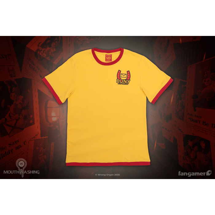 Одежда: Футболка MOUTHWASHING (Pony Express Ringer T-shirt) от Fangamer в магазине GameBuy