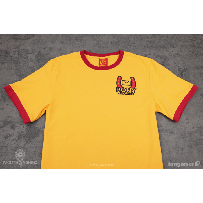 Одежда: Футболка MOUTHWASHING (Pony Express Ringer T-shirt) от Fangamer в магазине GameBuy, номер фото: 2