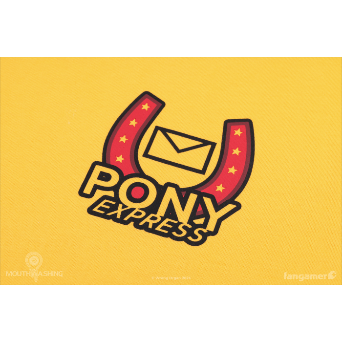Одежда: Футболка MOUTHWASHING (Pony Express Ringer T-shirt) от Fangamer в магазине GameBuy, номер фото: 3