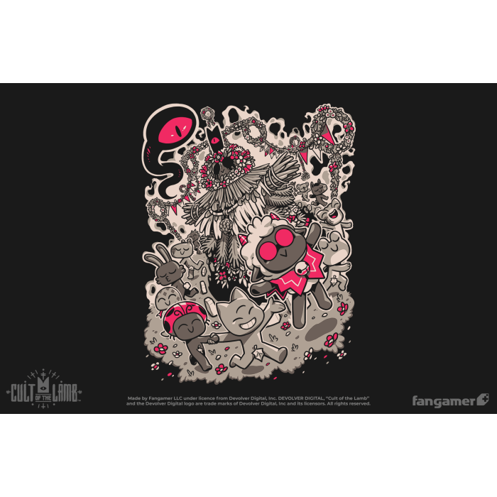 Одежда: Футболка Cult of the Lamb (Rite of Lust) от Fangamer в магазине GameBuy, номер фото: 1