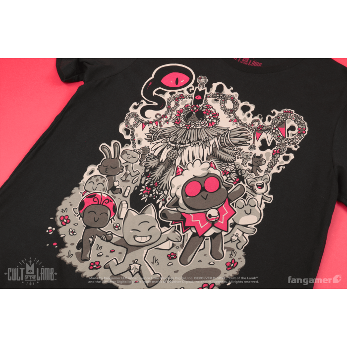 Одежда: Футболка Cult of the Lamb (Rite of Lust) от Fangamer в магазине GameBuy, номер фото: 2