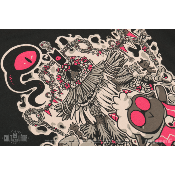 Одежда: Футболка Cult of the Lamb (Rite of Lust) от Fangamer в магазине GameBuy, номер фото: 3