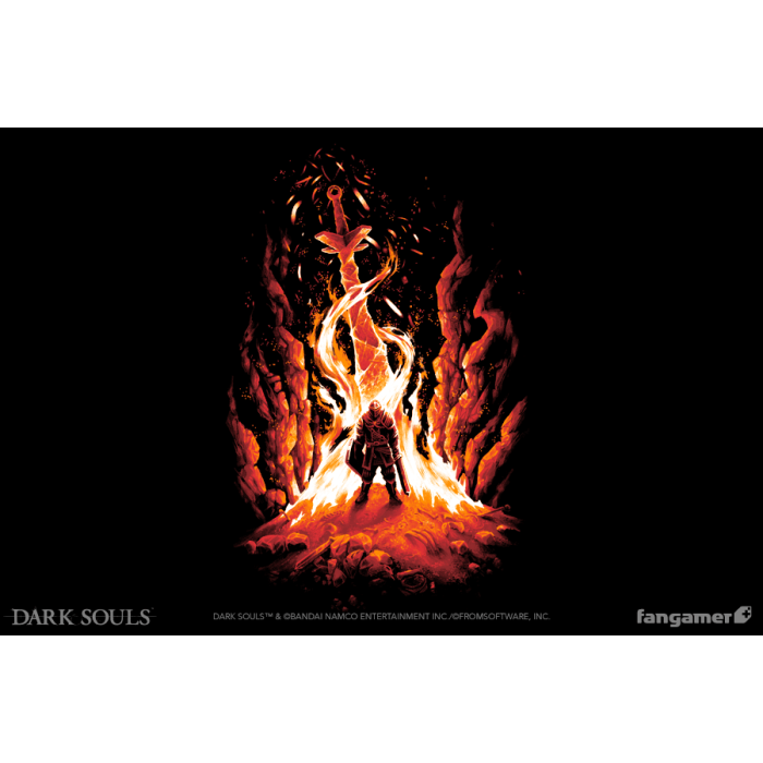 Одежда: Футболка Dark Souls (Trial By Fire) от Fangamer в магазине GameBuy, номер фото: 1
