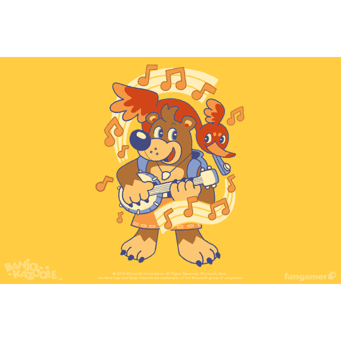 Одежда: Футболка Banjo-Kazooie (Bear & Bird Duo) от Fangamer в магазине GameBuy, номер фото: 1