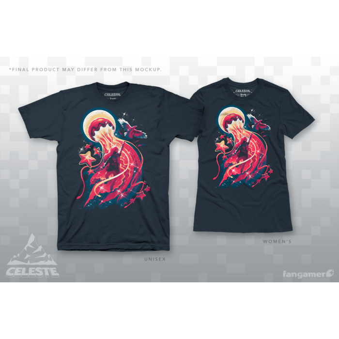 Одежда: Футболка Celeste (Beyond the Mountain) от Fangamer в магазине GameBuy