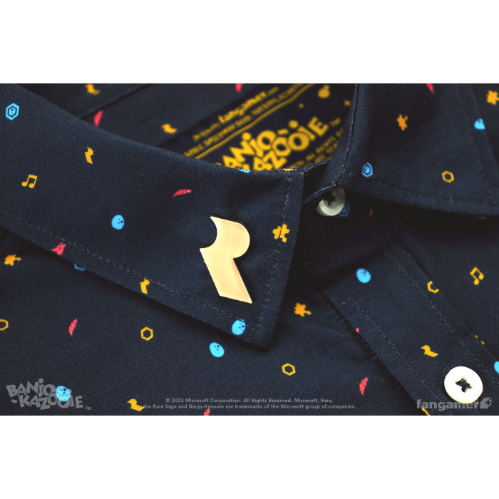 Одяг: Сорочка Banjo-Kazooie (Rare Curiosities Button Up Shirt) від Fangamer у магазині GameBuy, номер фото: 5