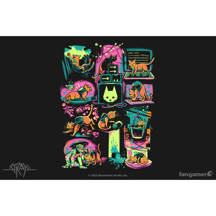 Одяг: Футболка STRAY (Stray Antics) від Fangamer у магазині GameBuy, номер фото: 1