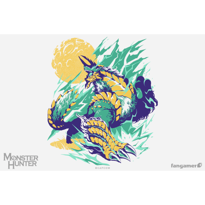 Одежда: Футболка Monster Hunter (Supercharged) от Fangamer в магазине GameBuy, номер фото: 1