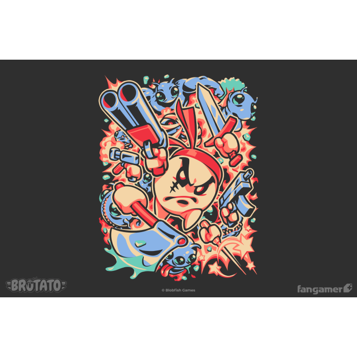 Одежда: Футболка Brotato (Well Rounded) от Fangamer в магазине GameBuy, номер фото: 1