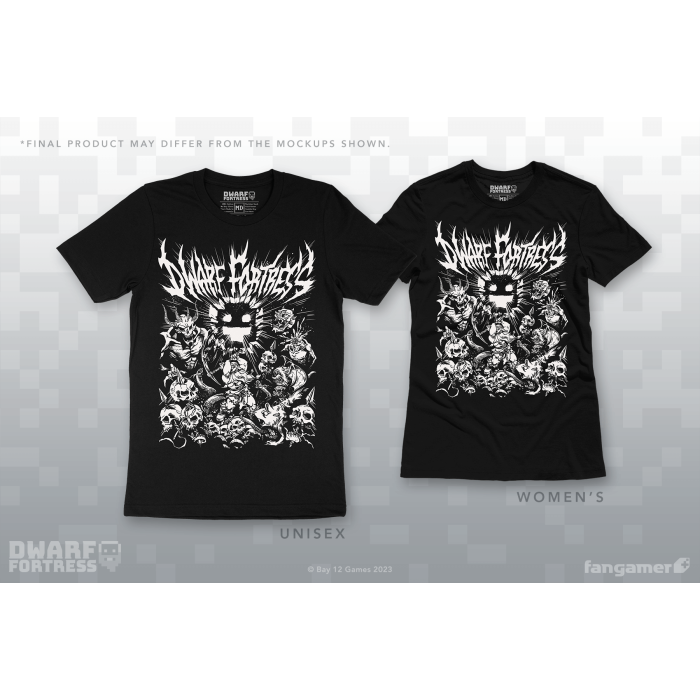 Одежда: Футболка Dwarf Fortress (Losing is Metal) от Fangamer в магазине GameBuy