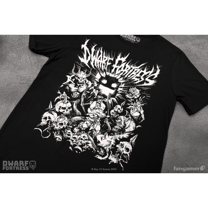 Одежда: Футболка Dwarf Fortress (Losing is Metal) от Fangamer в магазине GameBuy, номер фото: 2