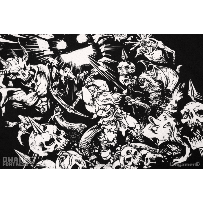 Одежда: Футболка Dwarf Fortress (Losing is Metal) от Fangamer в магазине GameBuy, номер фото: 3