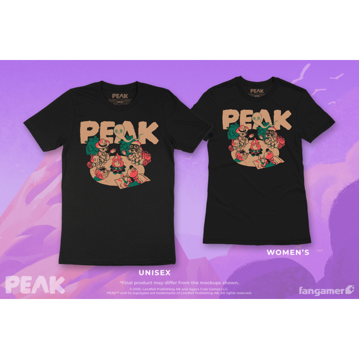 Одежда: Футболка PEAK (Happy Campers) от Fangamer в магазине GameBuy