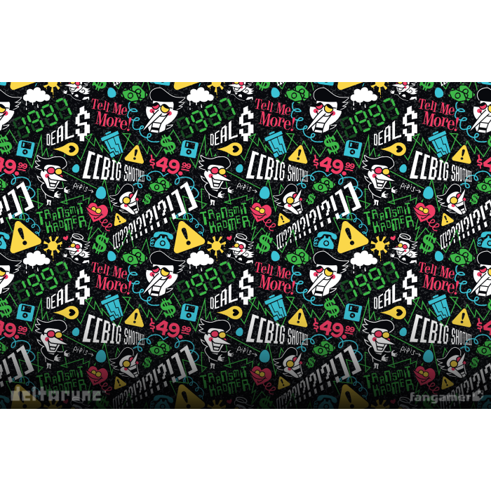 Одежда: Рубашка DELTARUNE (Spamton Button Up Shirt) от Fangamer в магазине GameBuy, номер фото: 1