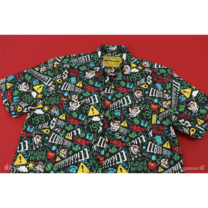 Одежда: Рубашка DELTARUNE (Spamton Button Up Shirt) от Fangamer в магазине GameBuy, номер фото: 2