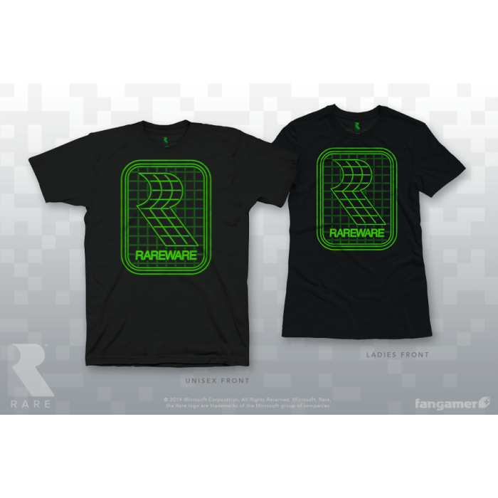 Одежда: Футболка Rare (Wireframe Retro Logo) от Fangamer в магазине GameBuy