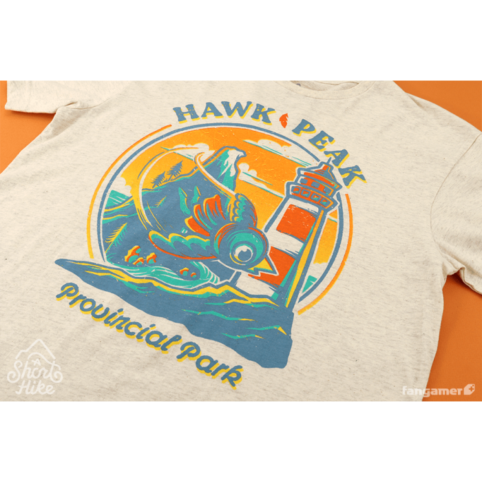 Одежда: Футболка A Short Hike (Hawk's Peak Provincial Park) от Fangamer в магазине GameBuy, номер фото: 2